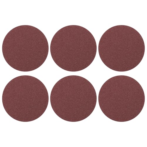 QUARKZMAN 50 Pcs 125mm 5 Inch Discos De Lija 60 Grit Con Sistema De Gancho Y Bucle Para Lijadora Orbital Aleatoria Para Trabajos En Madera Automotriz Y Metal