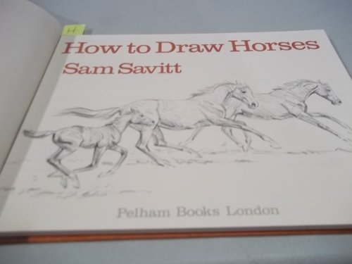 How to Draw Horses 0720713498 Book Cover