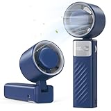 【199 Vitesses Réglables avec Précision】Le mini ventilateur portable intègre une conception innovante de molette coulissante pour régler précisément la vitesse du vent entre 1 et 199 niveaux. Vous pouvez passer facilement d’une brise douce à un vent frais puissant en une seule touche, répondant à vos différents besoins dans divers contextes.