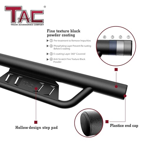 Estribos TAC EHD para Toyota Tacoma Doble Cabina miniatura 6