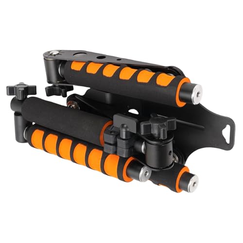 Image of Dpofirs Foldable Aluminum Alloy Shoulder Rig | Anti Shake Camera Stabilizer for DSLR Camcorder, Modular Expansion Support with Adjustable Handle