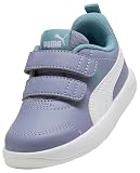 PUMA Unisex Baby COURTFLEX V3 V INF trampki, szare niebo białe - Morze Bałtyckie niebieskie, 9 UK dziecko, Szare Niebo PUMA Biały Morze Bałtyckie Niebieski, 9 UK