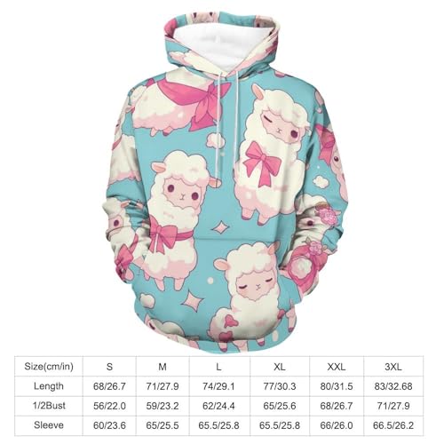 Sweat à capuche alpaga fini les coups de froid avec ce hoodie S - 3