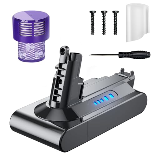 TURPOW 7000mAh V10 Battery for Dyson SV12