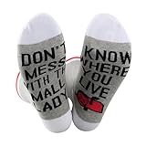 POFULL Postal Worker Gift Mall Carrier Mallman Appreciation Gift Mall Lady Socks Mall Carrier Postman Novels Socks (US, Alpha, One Size, Regular, Regular, THE MAIL LADY Sock)