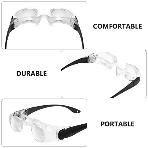 ABOOFAN 1Pc lupa de pesca portátil óculos telescópio lupa binóculos