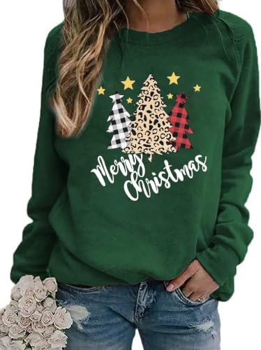 Image of Women's St Patrick's Day Shamrock Sweatshirt Irish Shirts Pullover Top Cute Long Sleeve Holiday Outfit & Gift