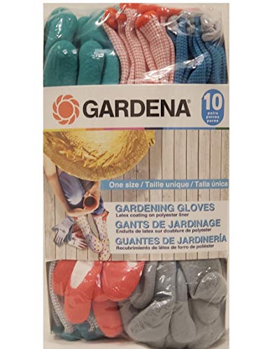 GARDENA - Gardena One Size - Gardening Gloves - Pack of 10 Pairs