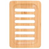 NESTINGHO Bambus Seifenschale mit Abflussdesign Seifenhalter fürs Badezimmer und Waschraum Leicht...