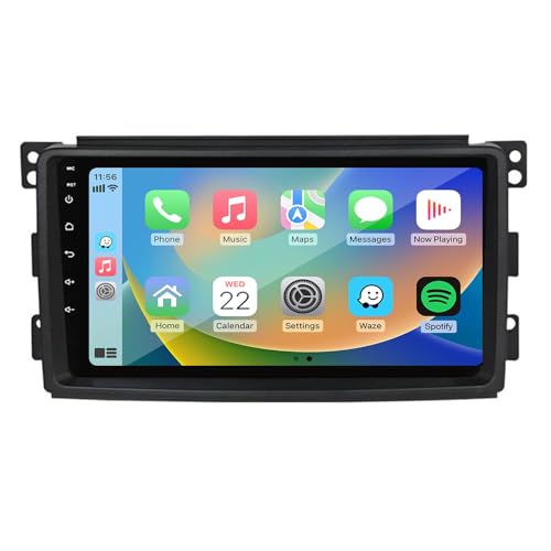Autoradio Android 9" Smart Fortwo 2 résout vos problèmes de stationnement et de confort