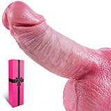 15 cm realistischer Anfänger-Kleindildo mit starkem Saugnapf,gebogener Penisdildo,große Hoden,weiches Flüssigsilikon,realistische G-Punkt-Stimulation,geeignet für Frauen und anale Prostata-Stimulation