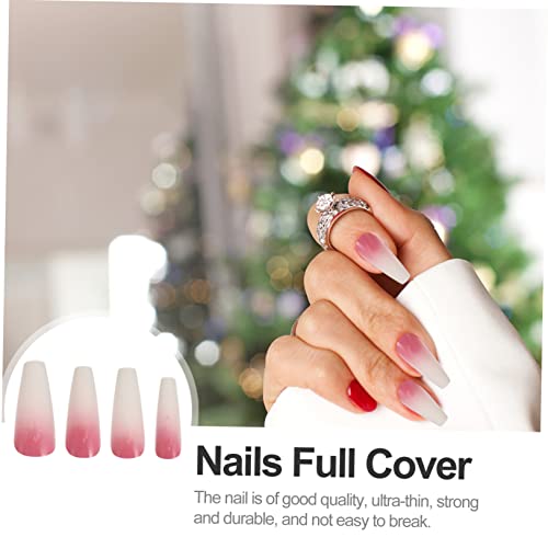 Healvian 24 Unidades usando unhas postiças pedicuro pedicure acrílico bolsa de maquiagem Decorar ade