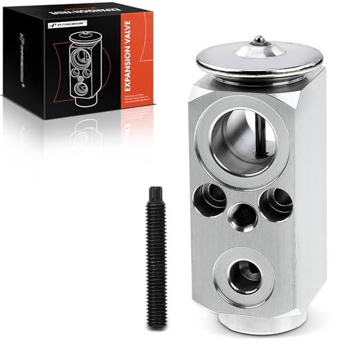 A-Premium A/C Expansion Valve Compatible with Chevrolet Traverse 2009-2012, GMC Acadia 2007-2012, Buick Enclave 2008-2012, Saturn Outlook 2007-2010, 3.6L, Front Side