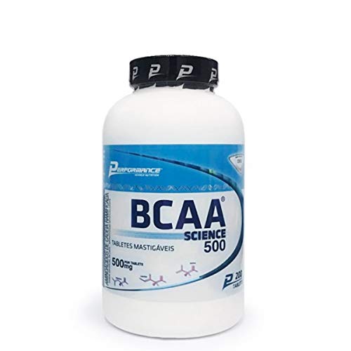 BCAA Science 500 Mastigável (200 Tabs) - Sabor Frutas Tropicais, Performance Nutrition