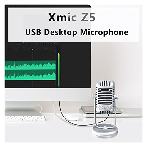 Microphone USB compatible Mac Android Xmic Z5 pour home-studio et streaming - 8