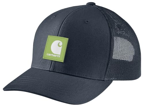 Image of Carhartt Men's Rugged Flex Twill Mesh-Back Logo Patch Cap