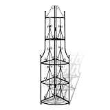 pflanzentreppe holz obi Maße: 36 x 160 cm vidaXL Pflanzentreppe Blumenregal Standregal Eckregal Blumentreppe Stahl schwarz