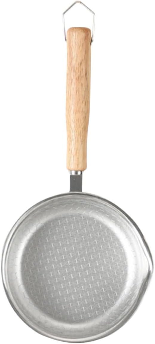 SOLUSTRE Stainless Steel Non Stick Pan Pan Lid Omelet and Poached Egg Cooker Steaks Induction Stove Safe