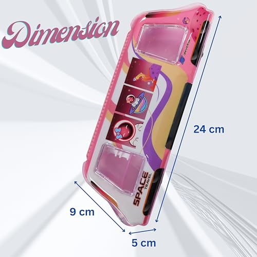 Image of ZAFCO Magnetic Pencil Box with Sharpner Large Capacity Space Theme for Kids Boys Girls School Going Children Stationaries Organizer Birthday Return Gift School Supplies (Pack of 1)