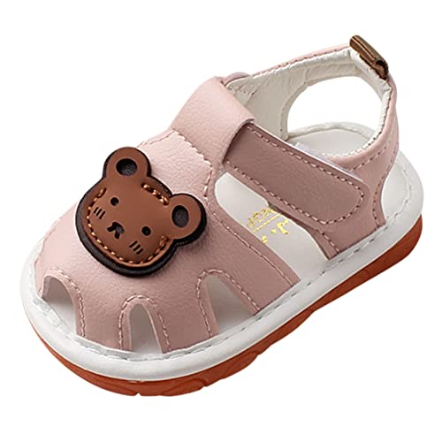 Baby Girls Boys Cartoon Bear Sandals Infant Beach Shoes Outdoor Casual Slipper Rubber Sole Toddler First Walking