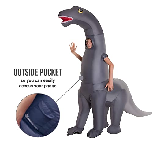 Morph Costumes - Diplodocus Dinosaur Kids Boys Or Girls Inflatable Blow Up Fancy Dress Costume - One Size #TOP2