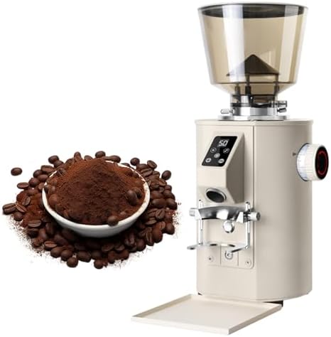 350W Electric Coffee Grinder for Home Use - Espresso & Drip Coffee, 64mm Burr, 1lb Bean Hopper, 9 Grind Settings, Dual Dosing Mode, 2800 RPM, Perfect for Coffee Lovers