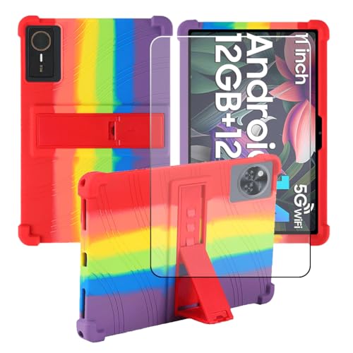 CongJiaLingXi�ƌ݊��������� TABWEE T20 10.1 �C���`�^�u���b�g�P�[�X+�X�N���[���ی�t�B���������K���X�t�B�����A�_��V���J�Q���S�J�o�[���߉\�X�^���h�ی�^�u���b�g�J�o�[�A���F