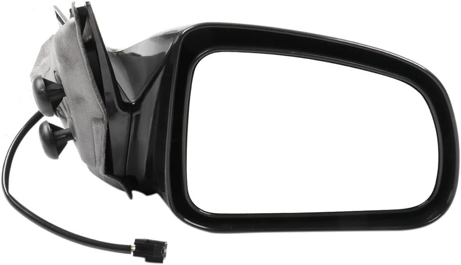 SCITOO Side View Mirror Passenger Right Side Fit For 2004 2005 2006 2007 2008 For Pontiac Grand Prix Manual Folding Heated Black Replacement Exterior Mirror GM1321279