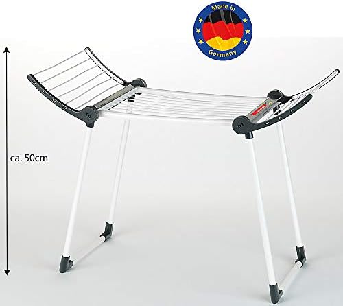 Theo Klein 6735 Vileda Drying Rack I Stable Children's Stand for wet doll clothes and teddies I with foldable side panels I Toys for Children Aged 3 and over