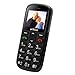 artfone CS181 Schwarz Seniorenhandy Ohne Vertrag, Dual SIM 2G GSM Handy mit Großen Tasten, SOS Notruftaste, Taschenlampe, Großtastenhandy mit Ladestation,800mAh Akku, FM-Radio,1,77 Zoll Farbdisplay