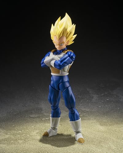 Image of TAMASHII NATIONS - Dragon Ball Z - Super Saiyan Vegeta (Dangerous Pride) S.H.Figuarts Action Figure