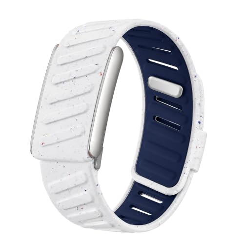 Image of Premium Sports Strap for Whoop 5.0 - One & Peak 2025 Released Band Replacement Strap Accessory | Soft Felt | Silicone Band for Fitness (Device Not Included) (Speckled White)