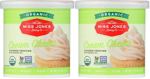 MISS JONES BAKING CO Organic Cream Cheese Flavored Frosting,...