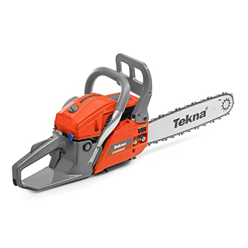 Tekna - Motosserra a Gasolina CS53S16AC | 3,1HP | 50,2 cc | Sabre de 16” e Corrente Oregon – Potência, Segurança e Alta Performance