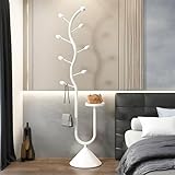 TETK Baumförmiger Garderobenständer mit 1 Ablagen, Kohlenstoffstahl...