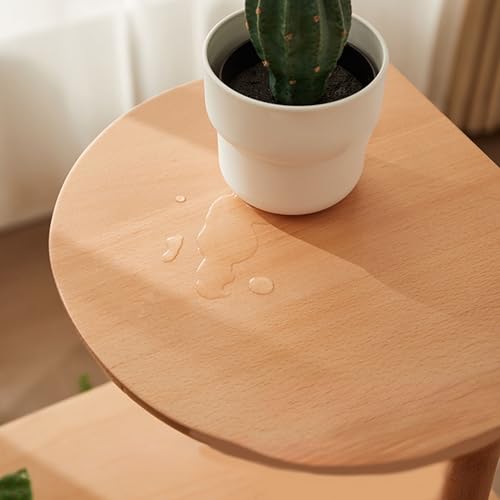 Étagère à fleurs en bois pour balcon et salon support plantes à roues - 4