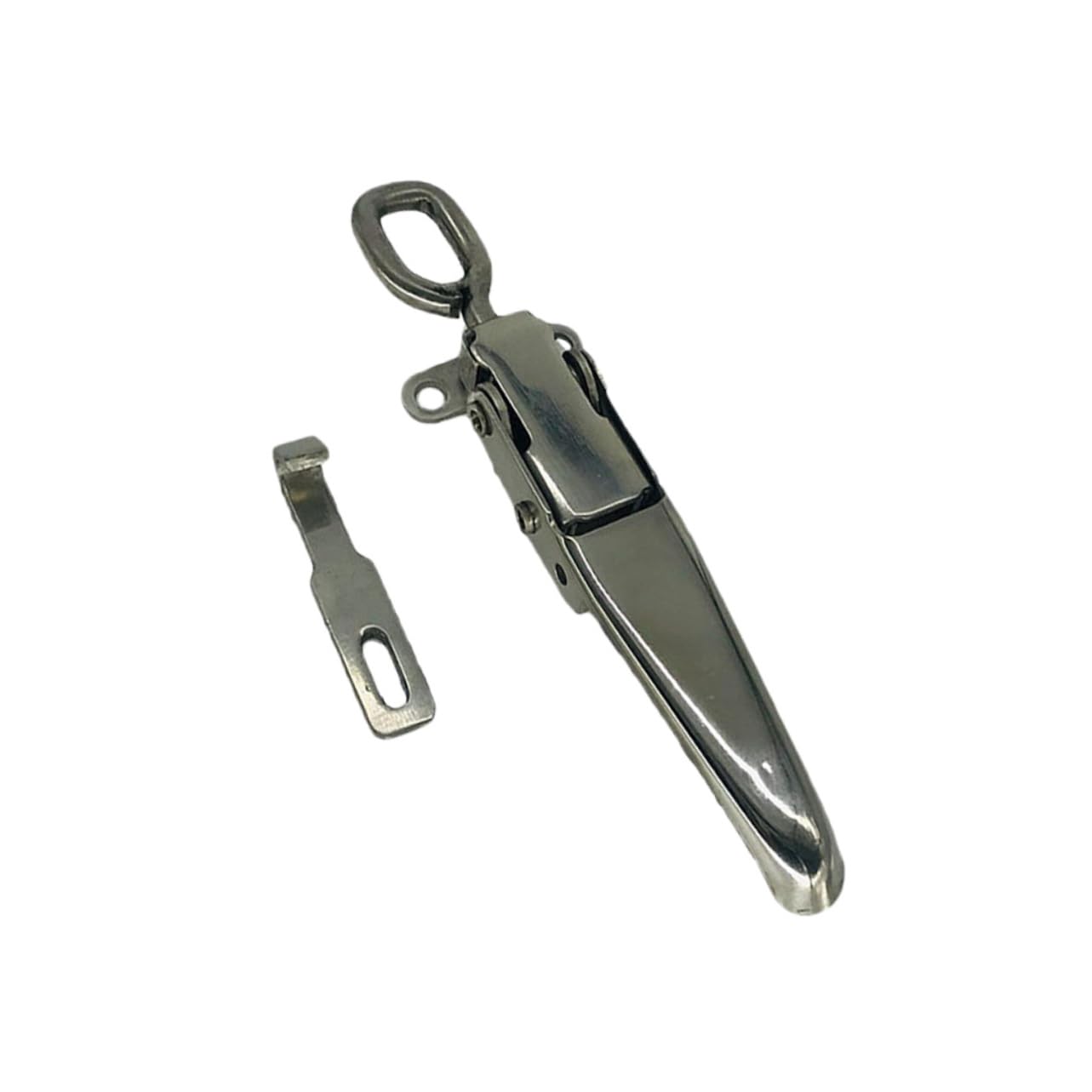 Cabilock Trailer Bin Hasp High Strength Metal Toggle Clamp Easy Install Operation Safe for Trucks Containers