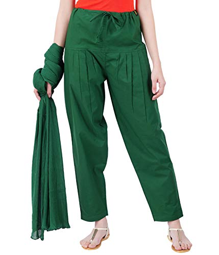 Happy BunnyWomen's Cotton Salwar Bottom Pant with Dupatta Set