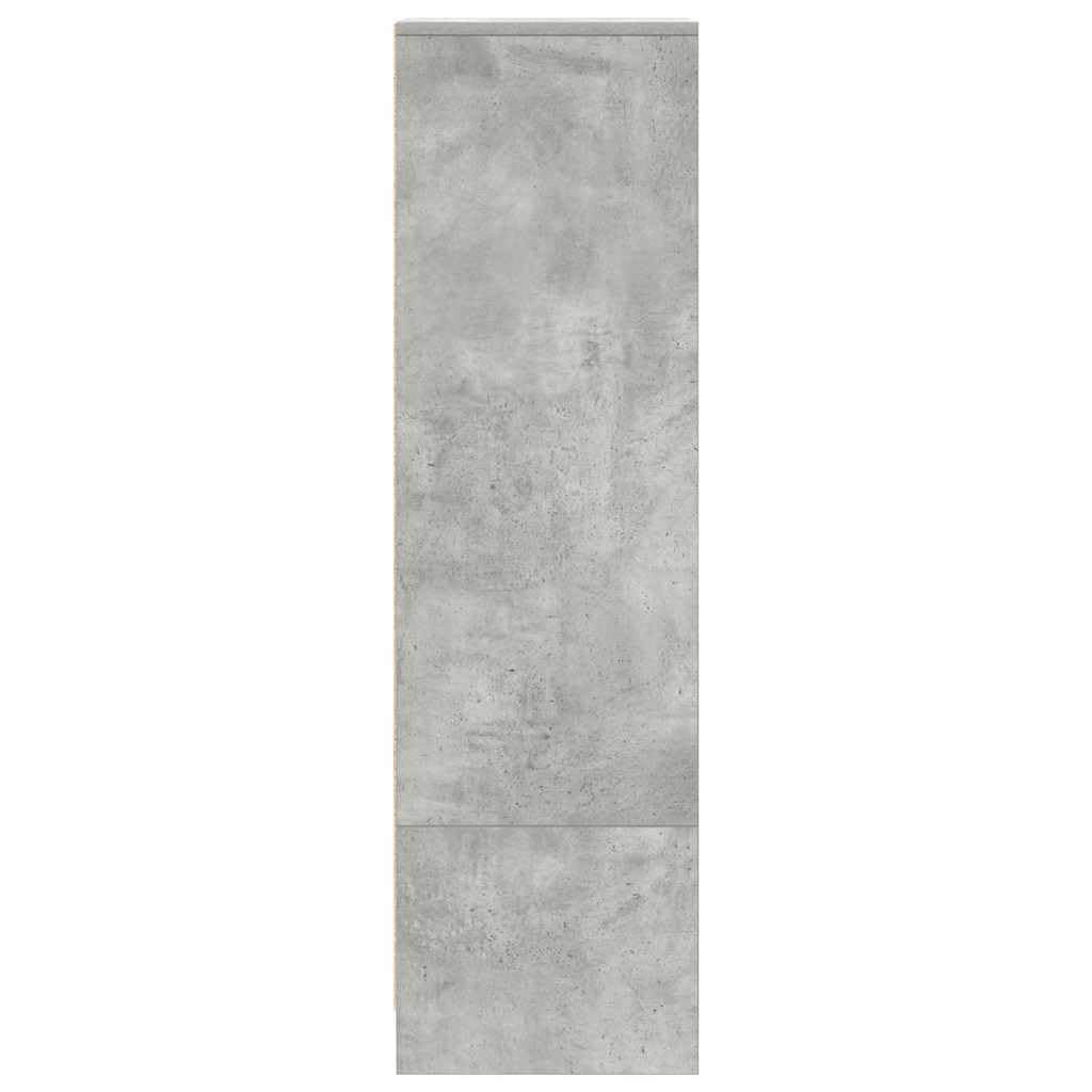 vidaXL Highboard Betongrau 29,5x34x119,5 cm Holzwerkstoff