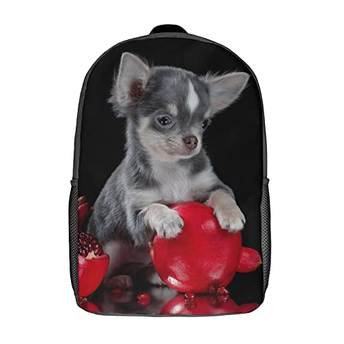 Sac d'école Chihuahua de grande capacité pour ne plus manquer de place en classe
