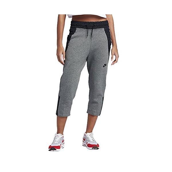 Nike Women's Sportswear Tech Fleece Pant Carbon Heather 831711-091 (Size: XS)
