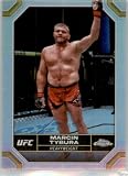 2024 Topps Chrome UFC Refractor #122 Marcin Tybura Official MMA Trading Card in Raw (NM or Better) Condition