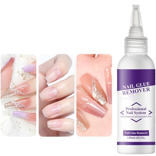 Removedor de uñas - 120 ml removedor de uñas artificiales líquido, herramienta de manicura de secado rápido para mujeres profesionales, ocasión especial diaria, viajes, vacaciones, casa salón