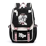 GO2COSY Anime Backpack DanDaDan Daypack Satchel Student Bag School Bag with USB port 5