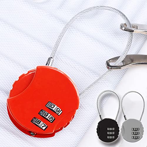 Image of Bluelans Combination Lock 3 Digit Outdoor Water-Proof Combination Padlock for School Gym Locker, Sports Locker, Fence, Toolbox, Gate, Case, Hasp Storage, Mini Coded Lock for Luggage, Suitcase Silver