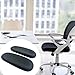Amagogo 2Pcs Office Chair Armrest Pads Arm Rest Covers Smooth Utility Easy to Install Anti Slip Computer Chair Arm Cushions Universal