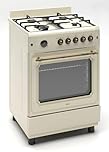 Ferre F6IP40GF-CR-RETRO-W 60 cm Freestanding Cooker