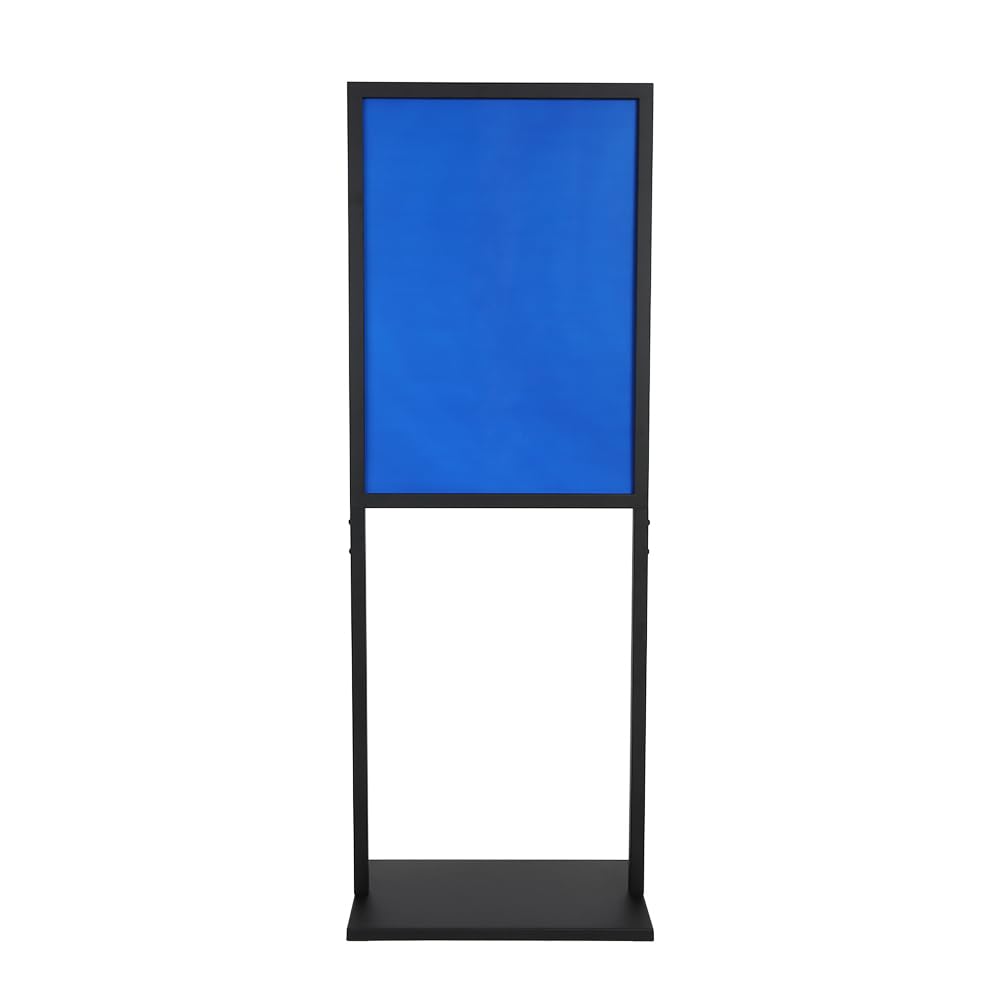 YIYO Sign holder floor stand, heavy Duty Pedestal poster stand for display,22×28 inch slide-in double sided poster sign holder floor standing Display Advertising (22×28)