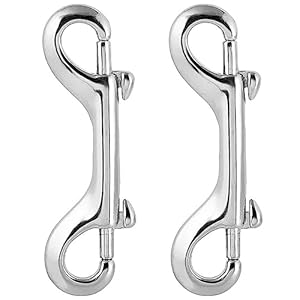 Vistyl Doppelkarabiner Edelstahl 2 Stück