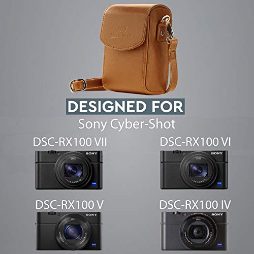 Funda de Cuero para Cámara Megagear MG1498 Compatible Sony RX100 miniatura 5